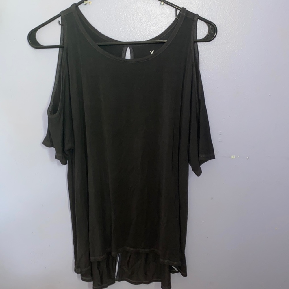 American Eagle Soft and Sexy Cold Shoulder Shirt